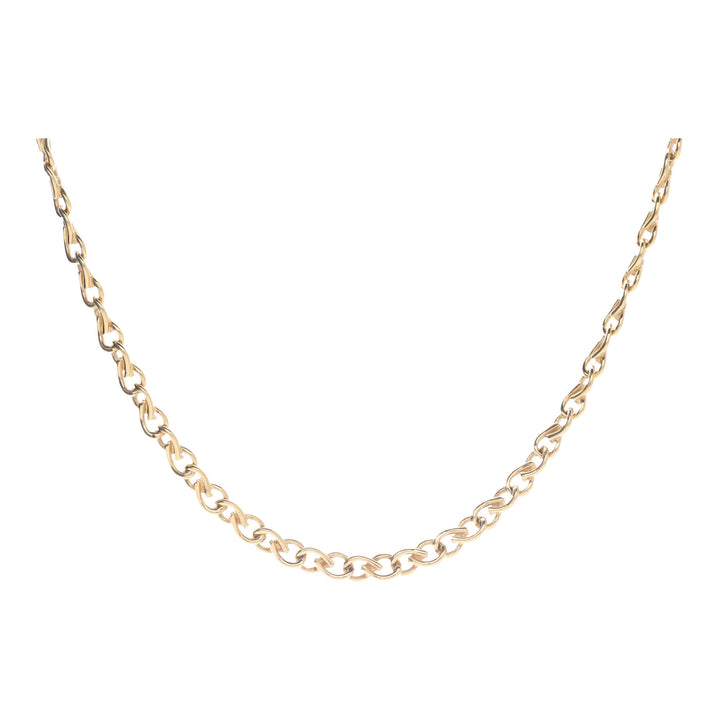 Twisted Teardrop 18ct Yellow Gold Necklace