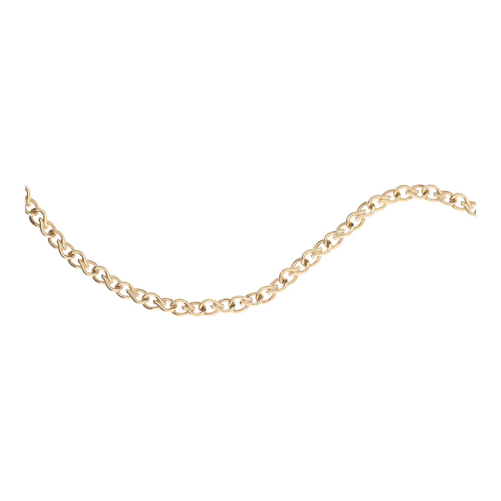 Twisted Teardrop 18ct Yellow Gold Necklace