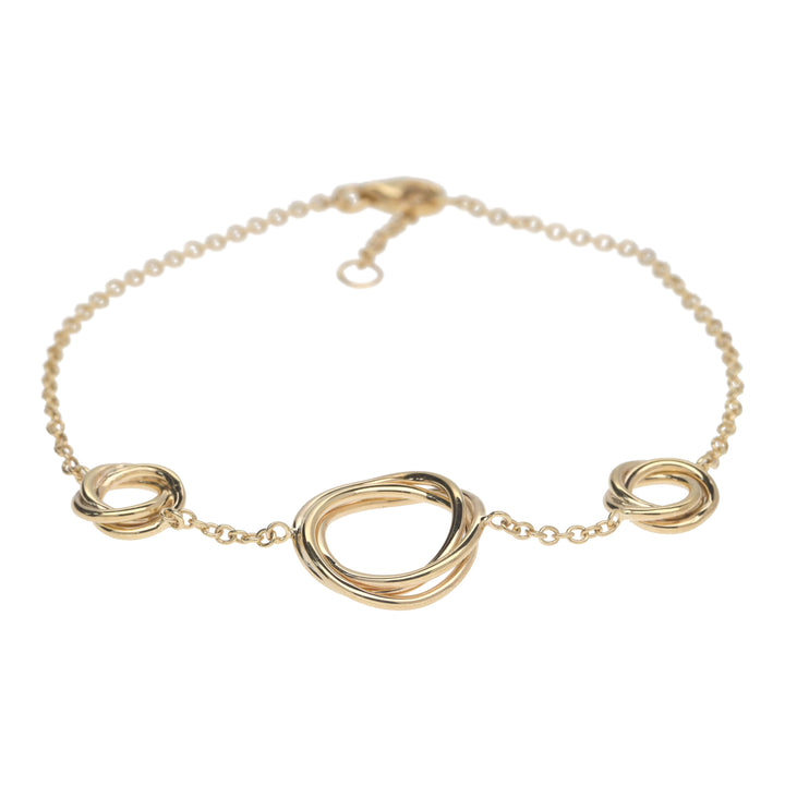 Love Knots 9ct Yellow Gold Bracelet - Michael Jones Jeweller