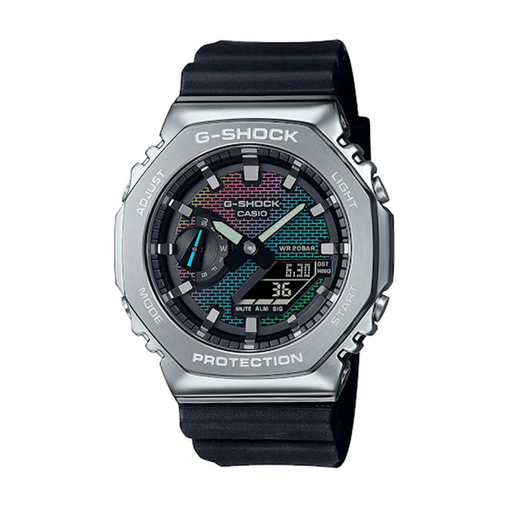 Casio G-Shock Rainbow Brick Wall Series Quartz Watch GM-2100RW-1AER