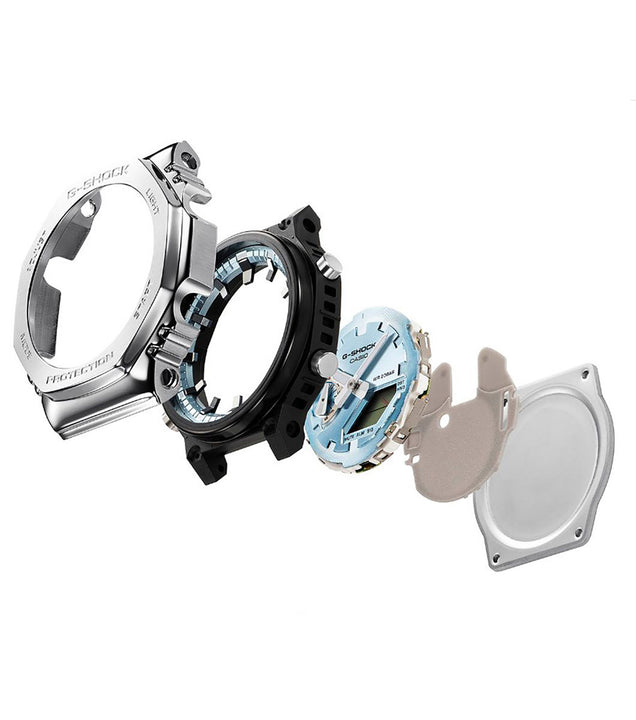 Casio G-Shock Metal Covered 2100 Quartz Watch GM-2110D-7AER