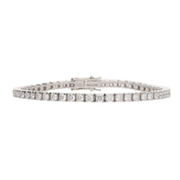 Diamond 5.00ct 18ct White Gold Line Bracelet