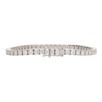 Diamond 6.18ct 18ct White Gold Line Bracelet