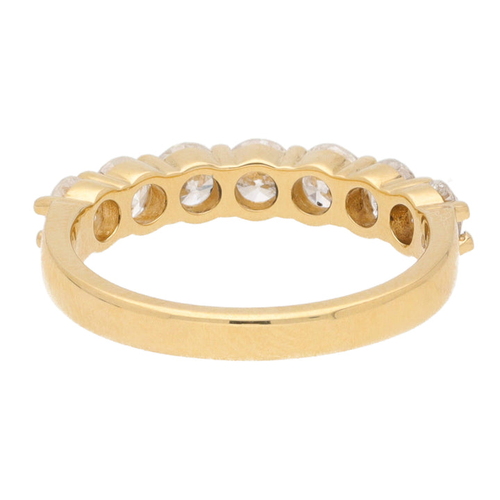 Diamond 1.66ct 18ct Yellow Gold Half Eternity Ring