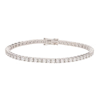 Diamond 5.67ct 18ct White Gold Tennis Bracelet