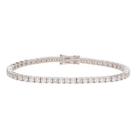 Diamond 5.67ct 18ct White Gold Tennis Bracelet