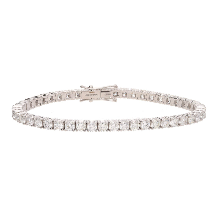 Diamond 8.00ct 18ct White Gold Tennis Bracelet