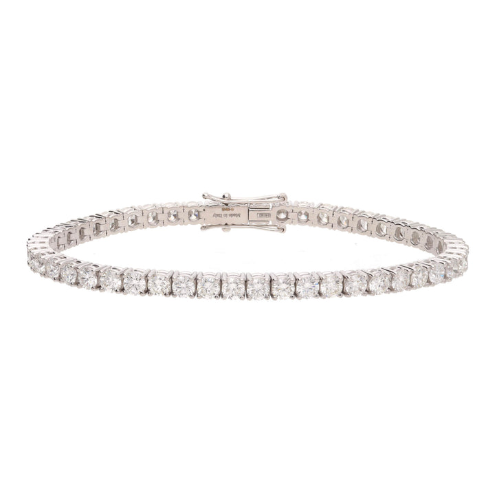 Diamond 8.00ct 18ct White Gold Tennis Bracelet