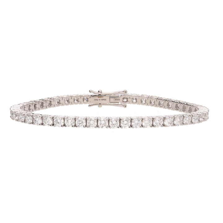 Diamond 8.00ct 18ct White Gold Tennis Bracelet