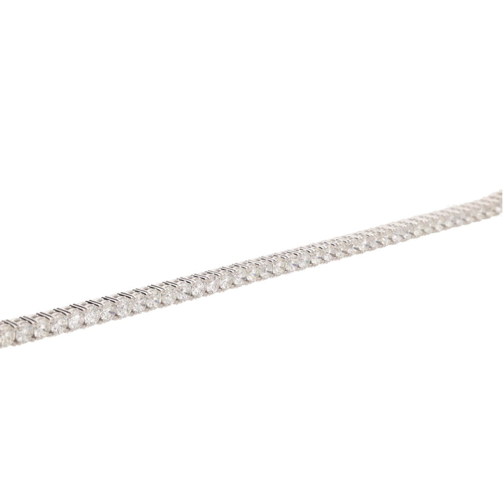 Diamond 8.00ct 18ct White Gold Tennis Bracelet