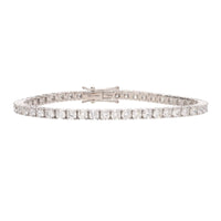 Diamond 8.00ct 18ct White Gold Tennis Bracelet