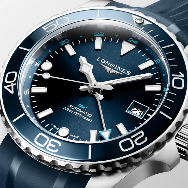 Longines HYDROCONQUEST GMT 41mm Automatic Watch L37904969