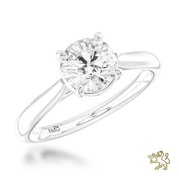 Laboratory Grown Classic Solitaire 1.00ct E VS1 Laboratory Grown Diamond Platinum Ring - Michael Jones Jeweller