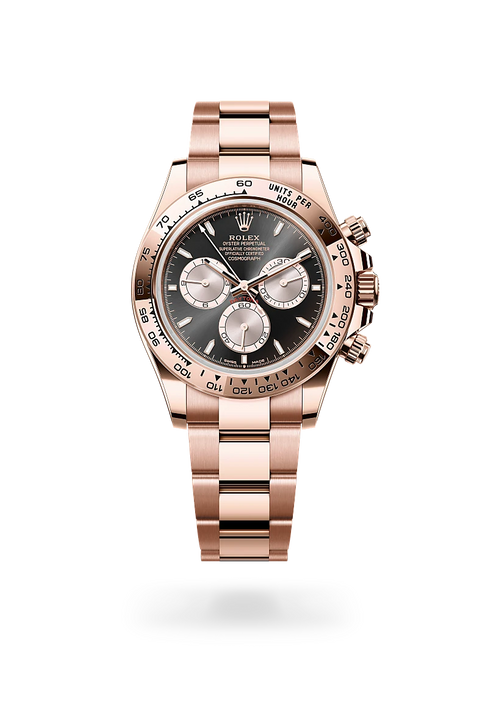 Rolex Cosmograph Daytona in 18 ct Everose gold, M126505-0001 - Michael Jones Jeweller