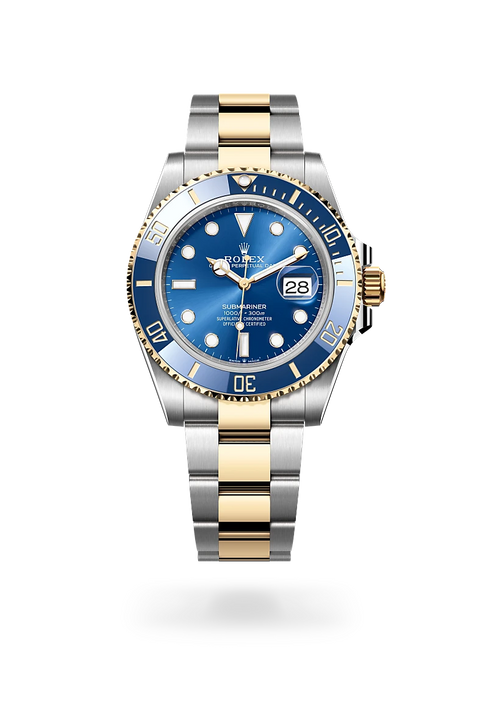 Rolex Submariner in Yellow Rolesor - combination of Oystersteel and yellow gold, M126613LB-0002 - Michael Jones Jeweller