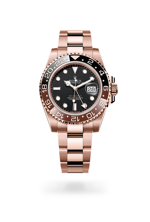 Rolex GMT-Master II in 18 ct Everose gold, M126715CHNR-0001 - Michael Jones Jeweller