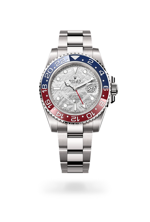 Rolex GMT-Master II in 18 ct white gold, M126719BLRO-0002 - Michael Jones Jeweller