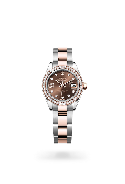 Rolex Lady-Datejust in Everose Rolesor - combination of Oystersteel and Everose gold, M279381RBR-0004 - Michael Jones Jeweller