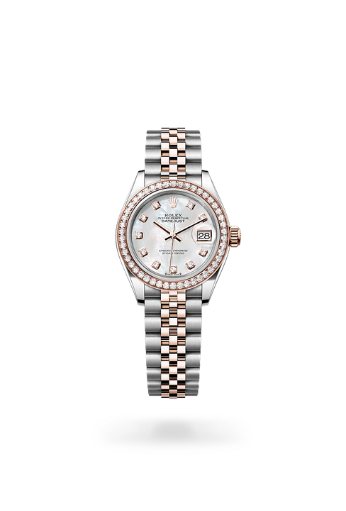 Rolex Lady-Datejust in Everose Rolesor - combination of Oystersteel and Everose gold, M279381RBR-0013 - Michael Jones Jeweller