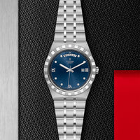 TUDOR Royal 41mm Steel Day Date Diamond Automatic Watch M28600-0006