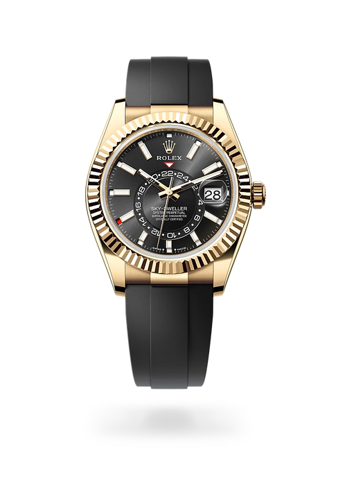 Rolex Sky-Dweller in 18 ct yellow gold, M336238-0002 - Michael Jones Jeweller