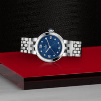TUDOR Clair De Rose 34mm Stainless Steel Diamond Automatic Watch M35800-0010