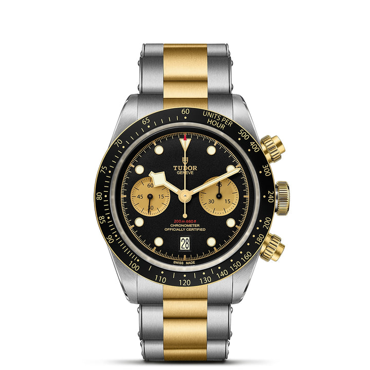 TUDOR Black Bay Chrono 41mm Chronometer Stainless Steel and Yellow Gold Automatic Watch M79363N-0001