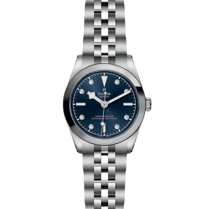 TUDOR Black Bay 31mm Chronometer Stainless Steel Diamond Automatic Watch M79600-0005
