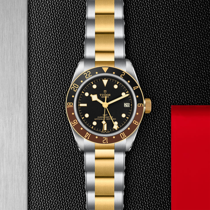 TUDOR Black Bay GMT 41mm Chronometer Steel and Gold Automatic Watch M79833MN-0001