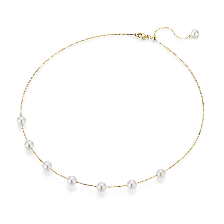 Yana Nesper Akoya Pearl Slim Choker Necklace