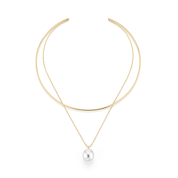 Yana Nesper South Sea Pearl 18ct Yellow Gold Necklace - Michael Jones Jeweller