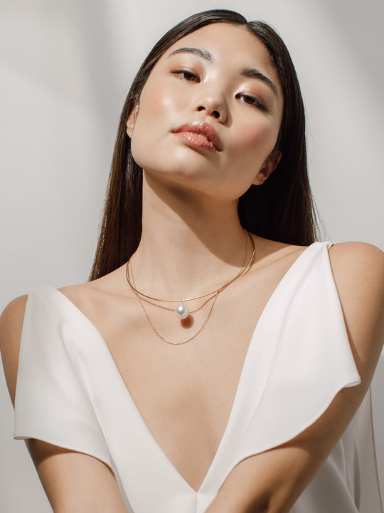 Yana Nesper South Sea Pearl 18ct Yellow Gold Necklace