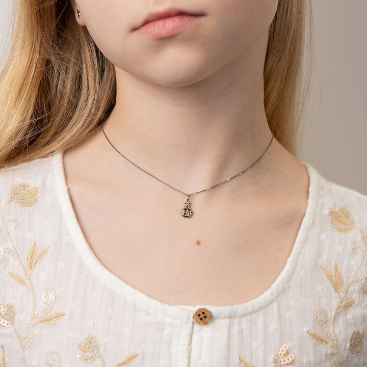 D for Diamond Children's Ladybird Pendant