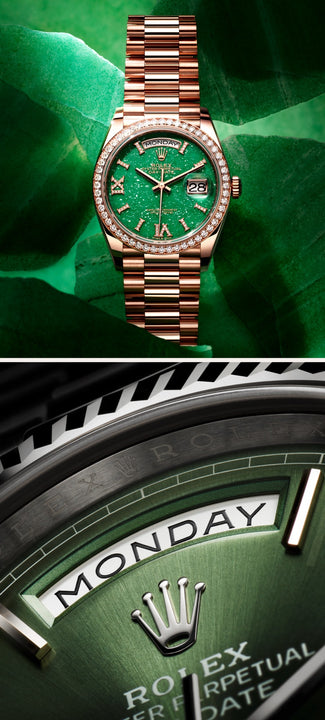 Rolex Day-Date Watch M128345rbr-0068 and M228239-0033 at Michael Jones Jeweller