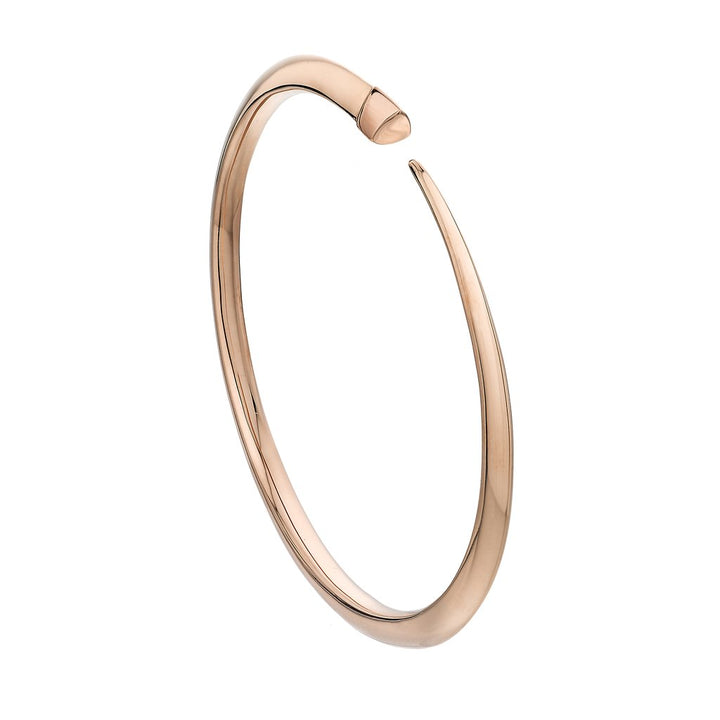 Shaun Leane Rose Gold Vermeil Slim Tusk Bangle Medium SA038.RVNABZM