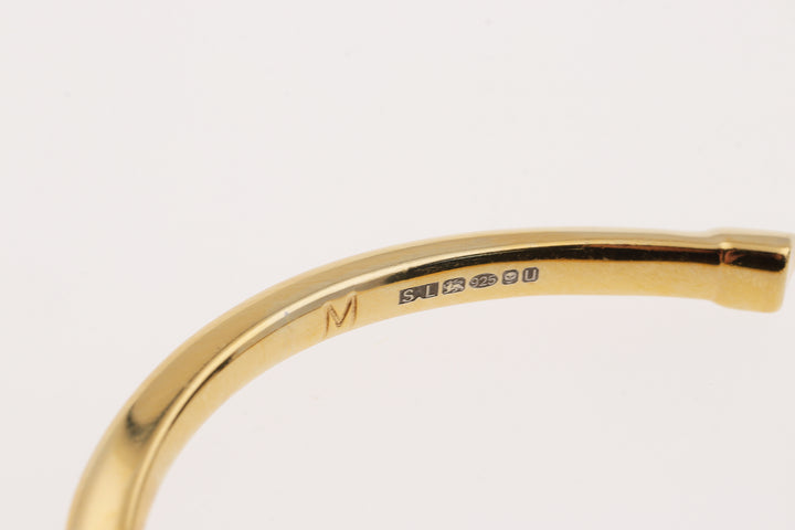 Shaun Leane Yellow Gold Vermeil Slim Tusk Bangle Medium SA038.YVNABZM - Michael Jones Jeweller