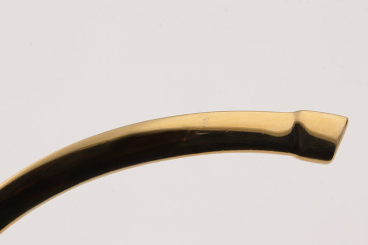 Shaun Leane Yellow Gold Vermeil Slim Tusk Bangle Medium SA038.YVNABZM - Michael Jones Jeweller