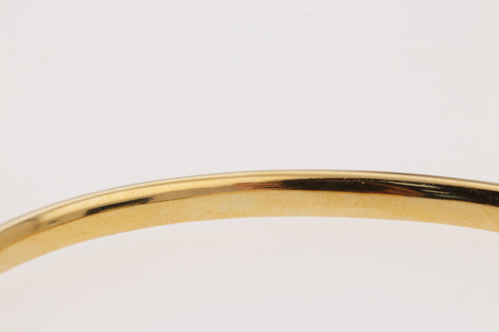 Shaun Leane Yellow Gold Vermeil Slim Tusk Bangle Medium SA038.YVNABZM - Michael Jones Jeweller