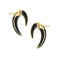 Shaun Leane Sabre Deco Yellow Gold Vermeil Ceramic Talon Earrings - Michael Jones Jeweller