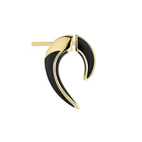 Shaun Leane Sabre Deco Yellow Gold Vermeil Ceramic Talon Earrings - Michael Jones Jeweller