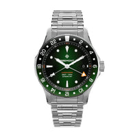 Bremont Supermarine 300m GMT Limited Edition 'Tundra' Green 40mm Automatic Watch SM40-GMT-SS-GNBK-B