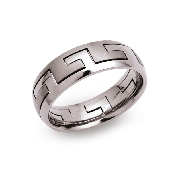 Unique & Co Titanium Puzzle Ring