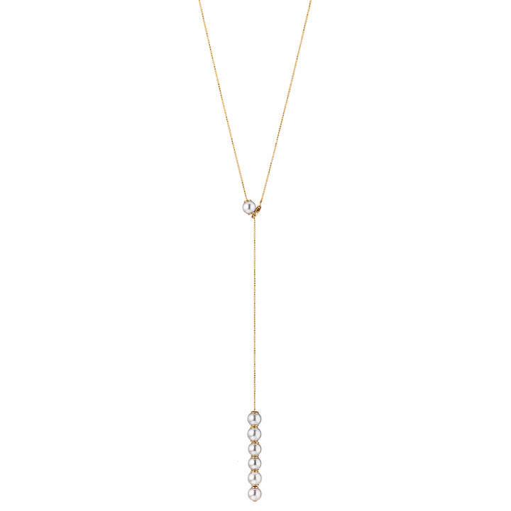 Yana Nesper Akoya Pearl 18ct Yellow Gold Transformable Necklace - Michael Jones Jeweller