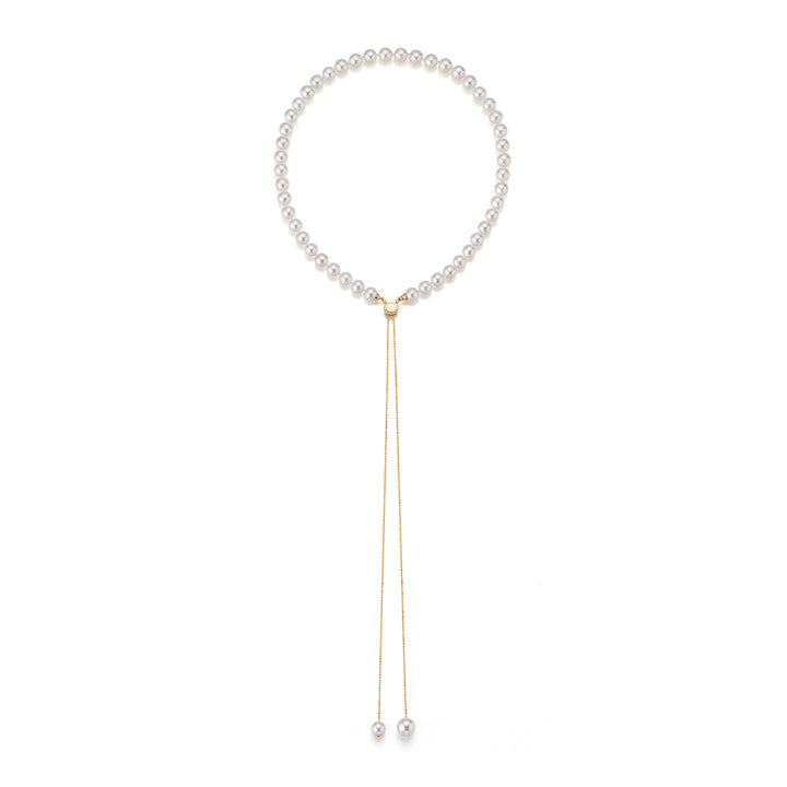 Yana Nesper Akoya Pearl 18ct Yellow Gold Transformable Necklace