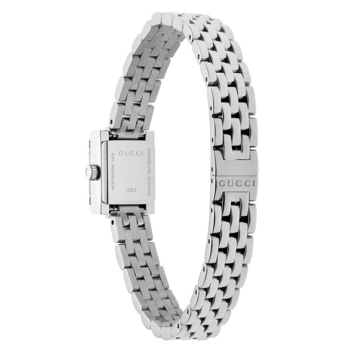 Pre-Owned Gucci G-Frame Iconic Quartz Small Diamond Set Watch YA128507 - Michael Jones Jeweller