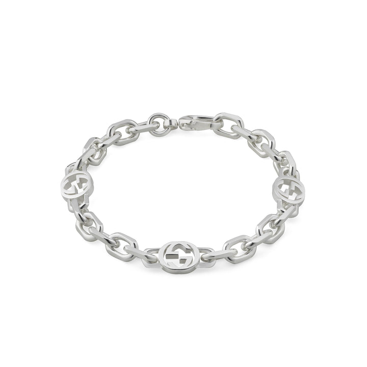 Gucci Interlocking G Silver Bracelet