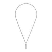 Gucci Interlocking G Silver Curb Link Necklace 50-55cm