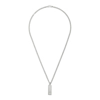 Gucci Interlocking G Silver Curb Link Necklace 50-55cm