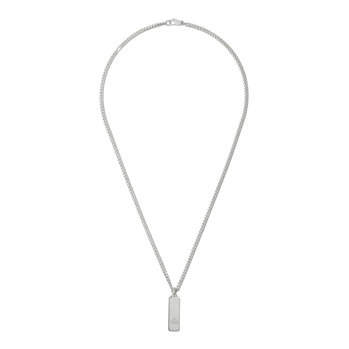 Gucci Interlocking G Silver Curb Link Necklace 50-55cm