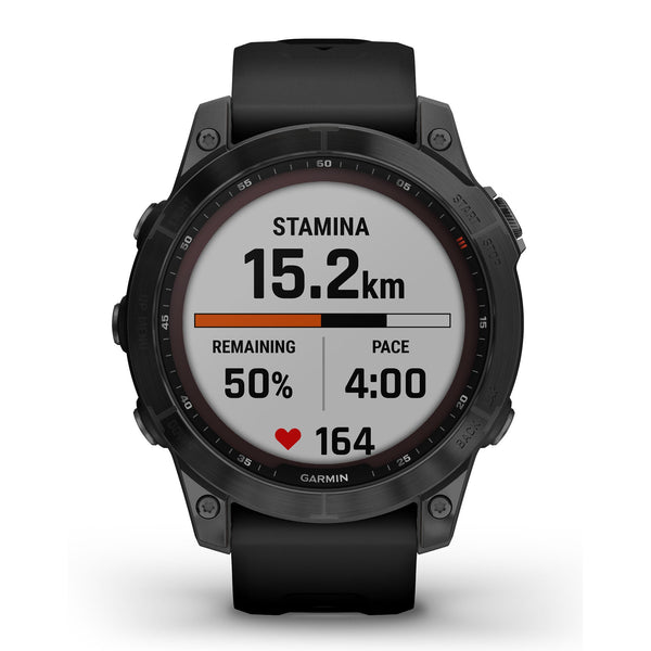 Garmin Fenix 7 Solar Black DLC Titanium Smartwatch 010 02540 35